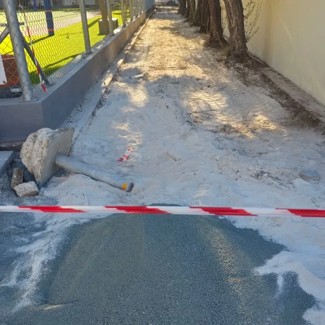 Προετοιμασία υπόβασης πριν την ασφαλτόστρωση